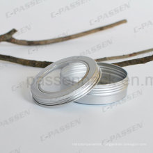Supply Aluminum Tin Can with Screw Window Lid